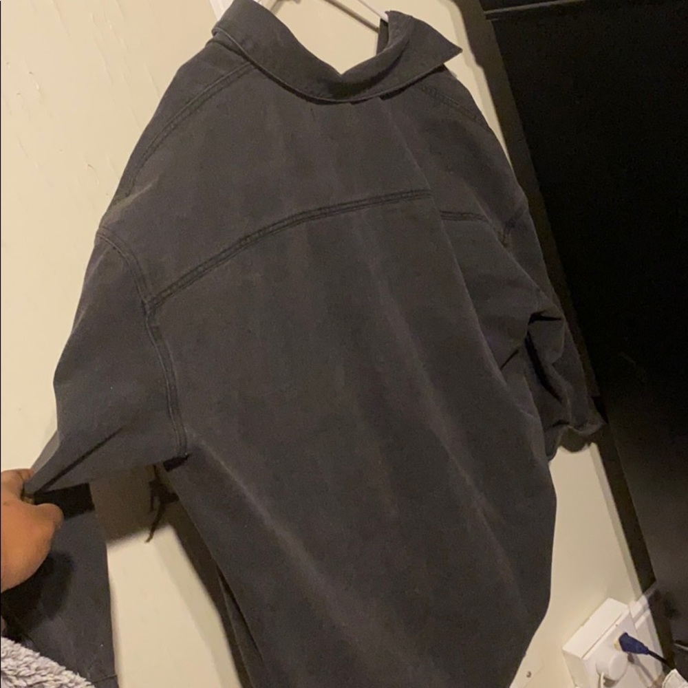 Oversized Black denim dress - Picture 2 of 3